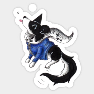 Parka Collie Sticker